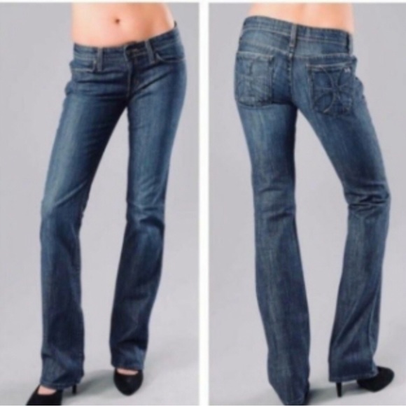 Habitual Los Angeles  Dark wash Women’s Jeans  with detailed back pockets Sz. 26 - Picture 1 of 12